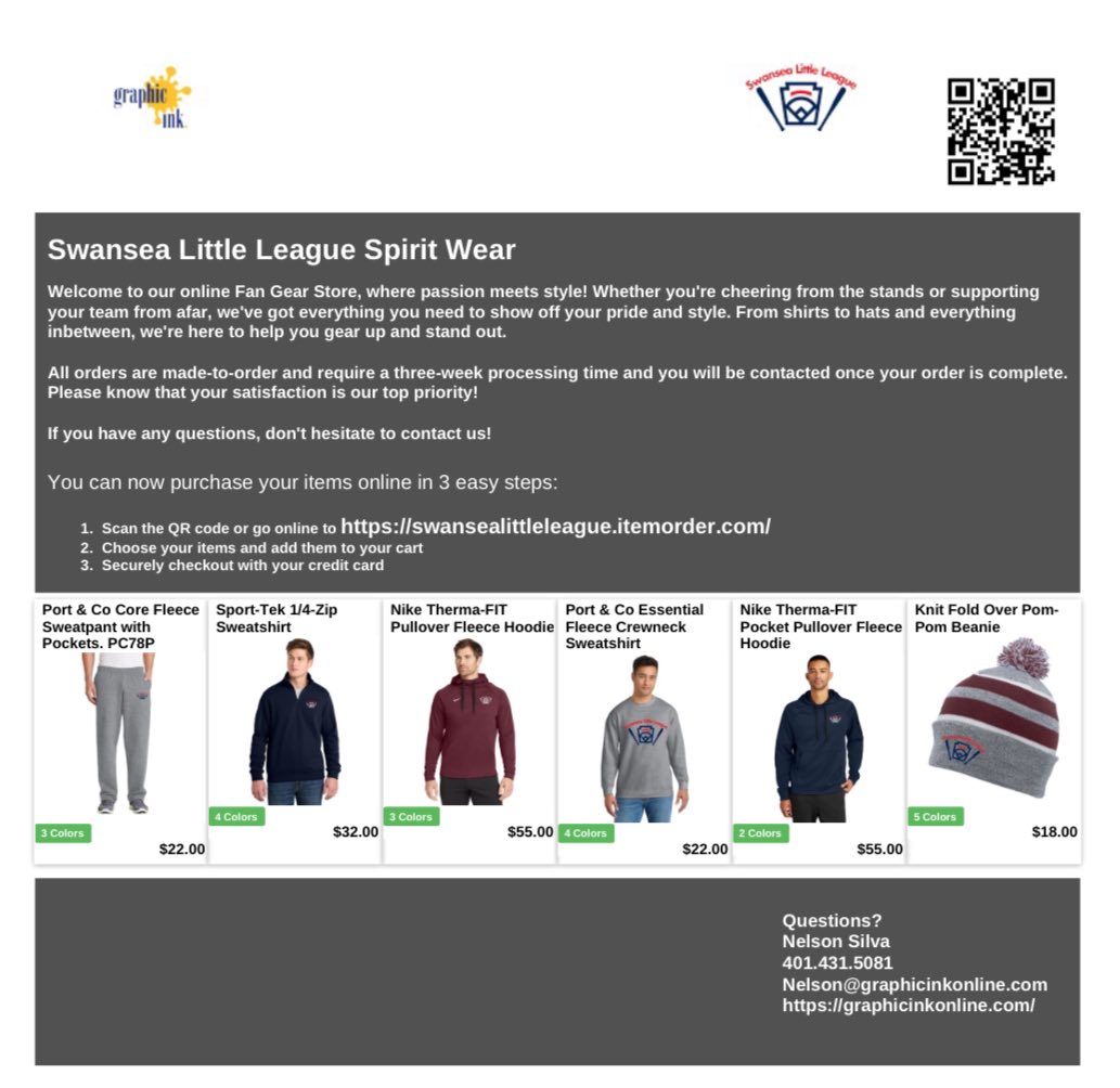 SLL Spirit Wear 2026